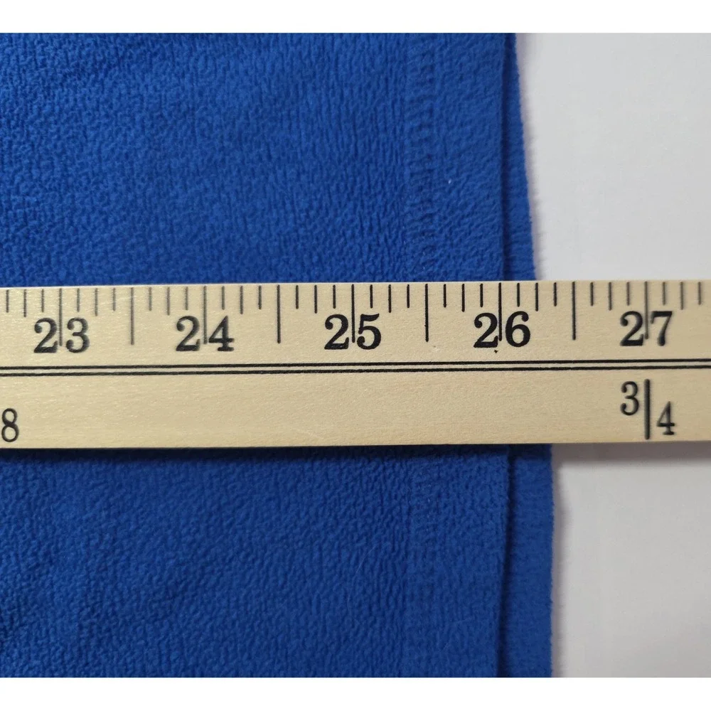The North Face Mens Size M Blue Long Sleeve 1/4 Zip Fleece‎ Pullover
